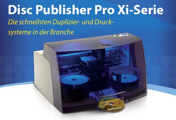 Disc Publisher PRO Xi Serie  | CD/DVD Publisher Systeme